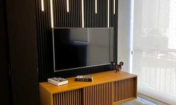 Imagem 2: Apartamento a venda possui 84 metros, com 3 quartos, 2 suítes, 2 vagas, sacada gourmet