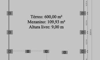 Imagem 2: Galpao em condomínio fechado palhoca 709mts com 9 de altura