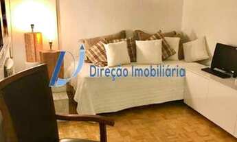 Imagem 2: Leme - Apartamento frontal mar - Original 4 quartos (1 suíte) - Armários - Copa-cozinha