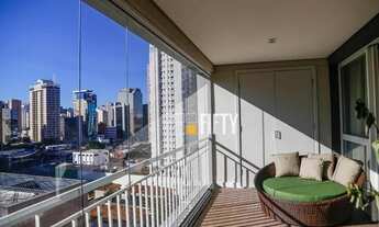 Imagem 2: Apartamento com 1 dormitório para alugar, 65 m² por R$ 6.900/mês - Itaim Bibi - São Paulo