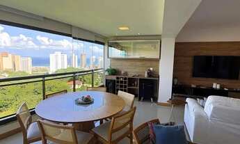 Imagem 3: Apartamento para locação em Patamares com 3 quartos vista mar e mobiliado