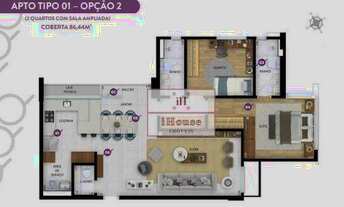 Imagem 4: Apartamento com 3 dormitórios à venda, 86 m² por R$ 1.279.000,00 - Santo Agostinho - Belo