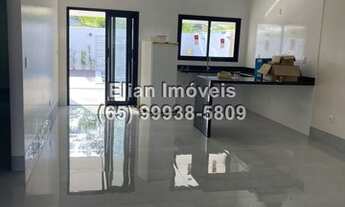 Imagem 2: Excelente casa nova com três suites e piscina em Chapada dos Guimarãe