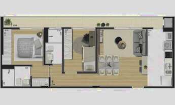 Imagem 5: APARTAMENTO com 2 dormitórios à venda por R$ 440.000,00 no bairro Capão Raso - CURITIBA