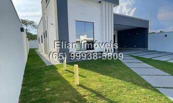 Imagem 7: Excelente casa nova com três suites e piscina em Chapada dos Guimarãe