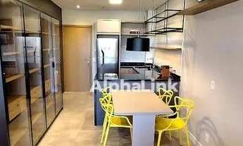 Imagem 4: Apartamento com 1 dormitório para alugar, 45 m² por R$ 4.558,00/mês - Alphaville - Santana