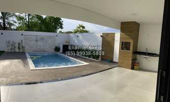 Imagem 6: Excelente casa nova com três suites e piscina em Chapada dos Guimarãe