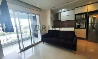 Imagem 6: Apartamento para locação com 1 dormitório, 1 vaga, varanda e 49 m² - Campo Belo SP