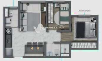 Imagem 3: Apartamento de 2 dorm. c/ Varanda - 4 min. da estação Belém do Metrô