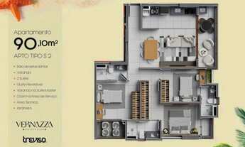 Imagem 2: Apartamento na Ponta D'areia| 87m² a 130m²| 2 vagas | 3 suites