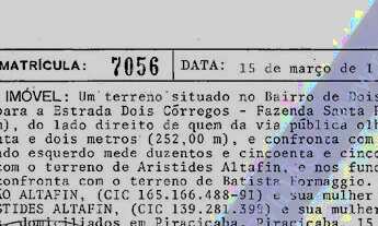 Imagem 7: Terreno para venda possui 19.773m2s em Dois Córregos - Piracicaba - SP