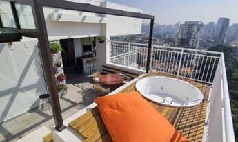 Imagem 3: Cobertura a venda possui 134 m² com 2 quartos 2 suítes 2 vagas no Brooklin Paulista - São