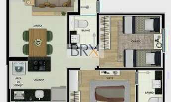 Imagem 4: Apartamento 2 Quartos Suíte e Varanda 2 Vagas Buritis - Belo Horizonte