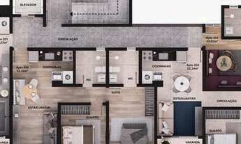 Imagem 5: Valor de OPORTUNIDADE! Apartamento NOVO, com 2 quartos, 51 m² privativos para VENDA - Inte