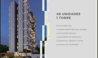 Imagem 3: Apartamento a venda no centro, com 3 Dorms, sendo 1 suíte e 2 vagas, com elevador e piscin