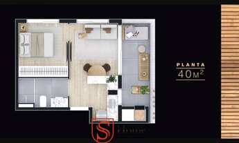 Imagem 3: Apartamento 1 quarto à venda no Batel em Curitiba