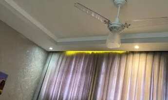 Imagem 4: Apartamento com dois dormitórios, sala, cozinha, área de serviço, banheiro e uma vaga de g