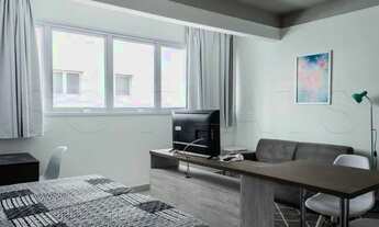 Imagem 2: Flat para locação no Atrium Augusta, contendo 30m², 1 dormitório e 1 vaga de garagem