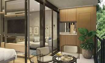 Imagem: Studio Garden para venda tem 47 metros quadrados