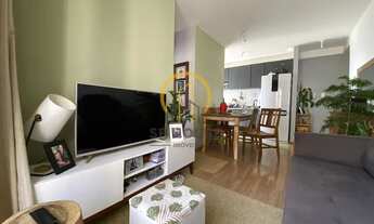 Imagem 4: Apartamento à venda em Santo André com 47m², 2 dormitórios, sala com varanda, cozinha, áre