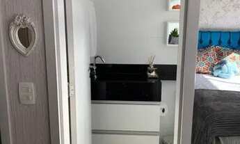 Imagem 6: Lindo apartamento com3 dormitórios sendo 1 suíte, todo mobiliado, cozinha completa com arm