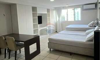 Imagem: Flat 40m² 100 Mobiliado à Beira-Mar de