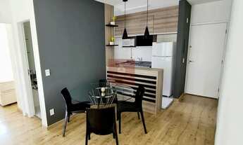 Imagem 4: Dois dormitórios mobiliado em Moema com varanda gourmet