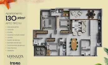 Imagem 5: Apartamento na Ponta D'areia| 87m² a 130m²| 2 vagas | 3 suites