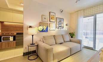 Imagem 2: Flat com 1 Quarto para alugar, 45m² - Consolação