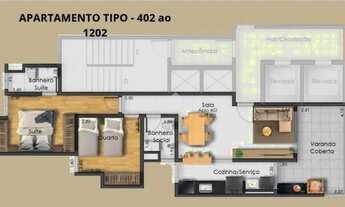 Imagem 5: Apartamento com 2 dormitórios suíte à venda, 82 m² por R$ 617.463,00 - Passos