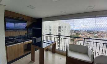 Imagem 7: Apartamento para venda possui 82 m², varanda gourmet com churrasqueira a carvão!