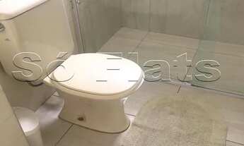 Imagem 6: Ramada New Citi, flat no Itaim Bibi para locação 1x dormitório sem fiador. Com entrada ime