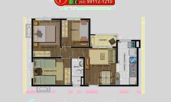 Imagem 2: Apartamento 3 Quarto no Florence Gardem - Atraz do DB Ponta Negra