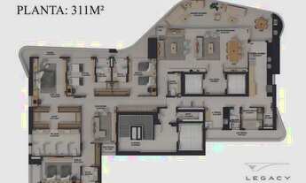 Imagem 2: Legacy Meireles Apartamento com 4 dormitórios