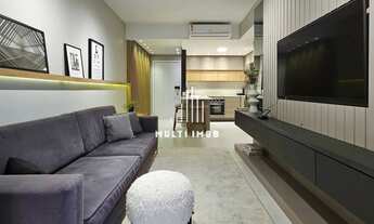 Imagem 3: Apto 1D mobiliado e decorado com 1 vaga