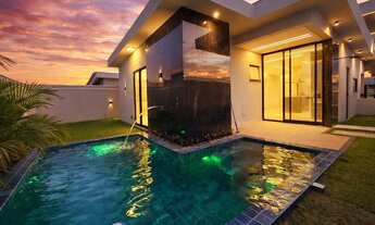 Imagem 3: Casa plana exclusiva no Terras Alphaville 4 com piscina, automação e móveis projetados