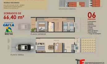 Imagem 1: Sobrados de 66 m² com 2 quartos e 1 vaga de garagem em Franco da Rocha!!!