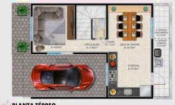 Imagem 4: Casa para venda em condomínio fechado com 123,72 m2 sendo 3/4. Ipitanga- Lauro de Freitas