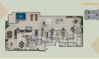 Imagem 6: Condomínio Marina Piratininga - Frente Mar - Cobertura 3 suítes - Lançamento