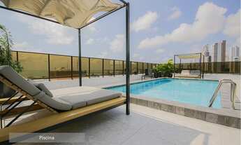 Imagem 2: AP1068) Apartamento com 60m², 2 quartos/suíte, andar alto vista mar, 2 vagas-Cabo Branco