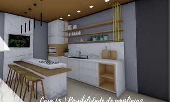 Imagem 3: Casa para venda em condomínio fechado com 123,72 m2 sendo 3/4. Ipitanga- Lauro de Freitas