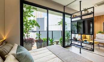 Imagem 4: 812-Flat com 01 suíte, lavabo, 01 vaga de garagem, á venda 49,11m² por R$ 491.000,00 no Se