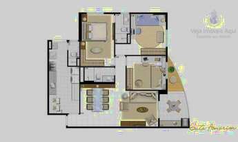 Imagem 2: Apartamento com 3 dormitórios à venda, 97 m² por R$ 650.000,00 - Centro - Nova Iguaçu/RJ