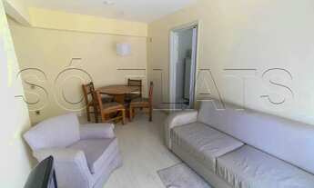 Imagem 3: Flat para locação no Roma Palace contendo 49m², 1 dormitório e 1 vaga de garagem