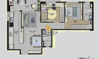 Imagem 2: Apartamento à venda no bairro Kobrasol - São José/SC