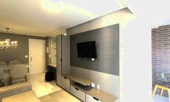 Imagem 5: Apto. de 67m2 para alugar totalmente mobiliado com 02 dormitórios sendo 1 suíte com ampla