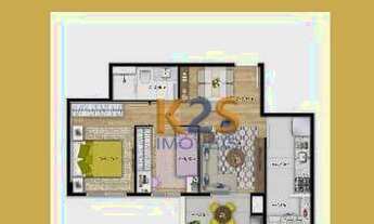 Imagem 4: Apartamento com 2 dormitórios à venda, 50 m² por R$ 316.792,80 - Novo Mundo - Curitiba/PR