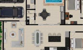 Imagem 3: Casa Térrea Cristal - R$ 540.000,00 - Entregamos em 12 meses (Valor apenas da casa