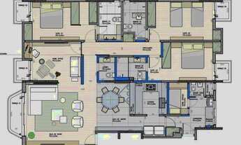 Imagem 7: 4 quartos 3 suítes 3 salas 5 banheiros 2 vagas 166 m²