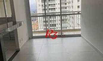 Imagem 4: Apartamento com 1 dormitório para alugar, 50 m² por R$ 2.390,00/mês - Vila Matias - Santos